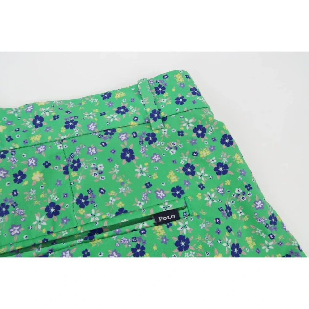 Polo Ralph Lauren Golf Shorts Mens 32 Green Floral Print Performance Lined Nylon